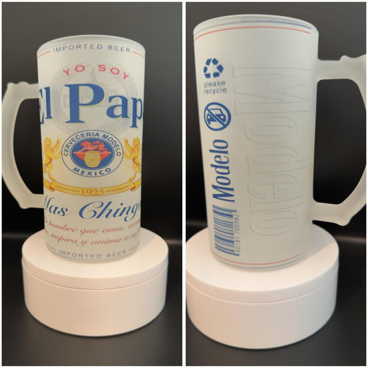 El Papa Mas Chingon Beer Mug