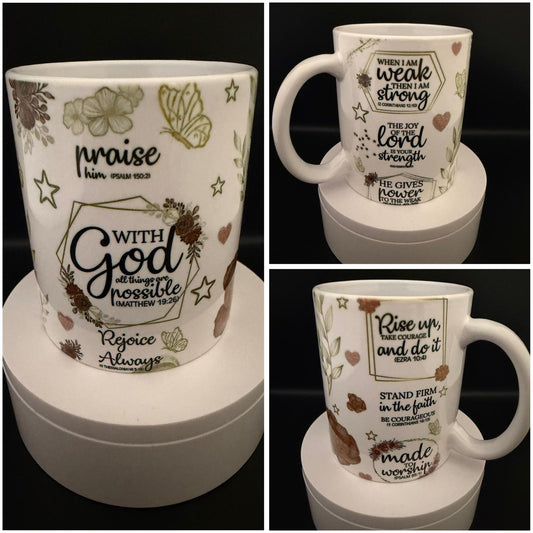 With God all things are possible Mug