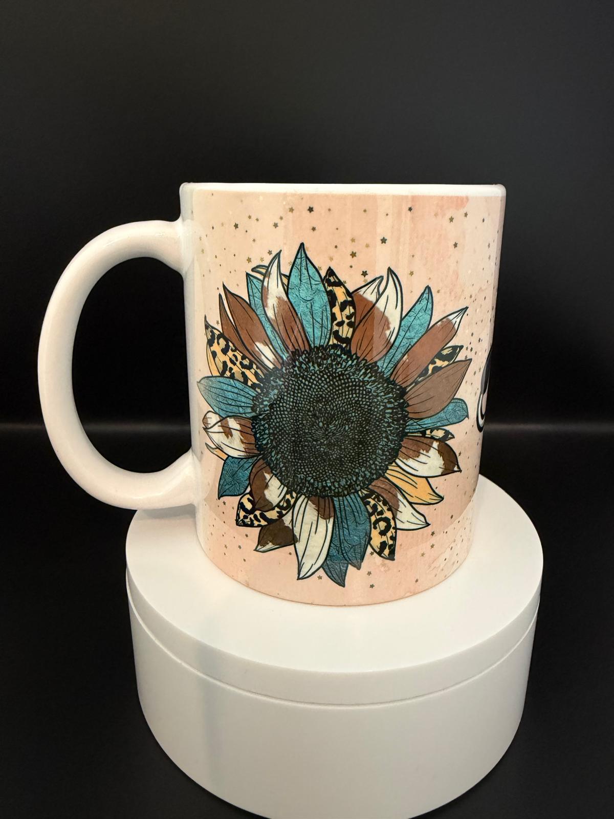 Sunflower Cow Mug