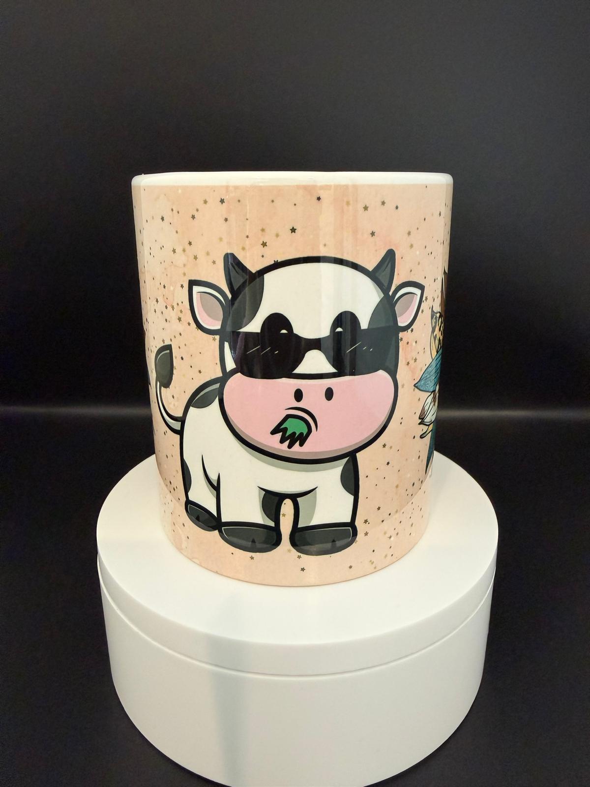 Sunflower Cow Mug