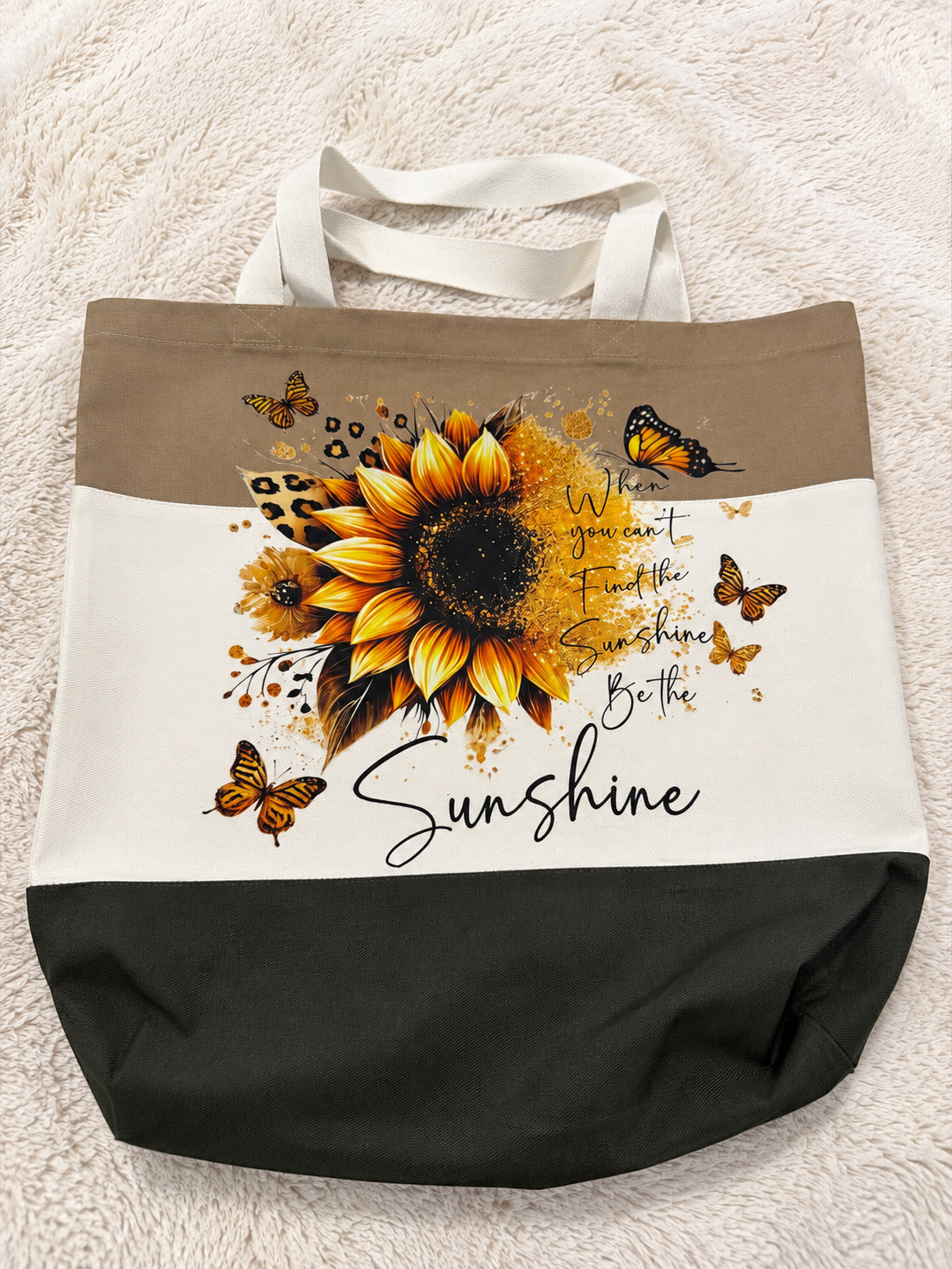 Sunshine Sunflower Tote Bag
