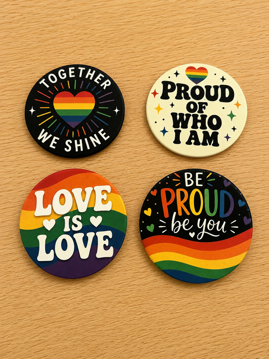 Love is Love Coasters
