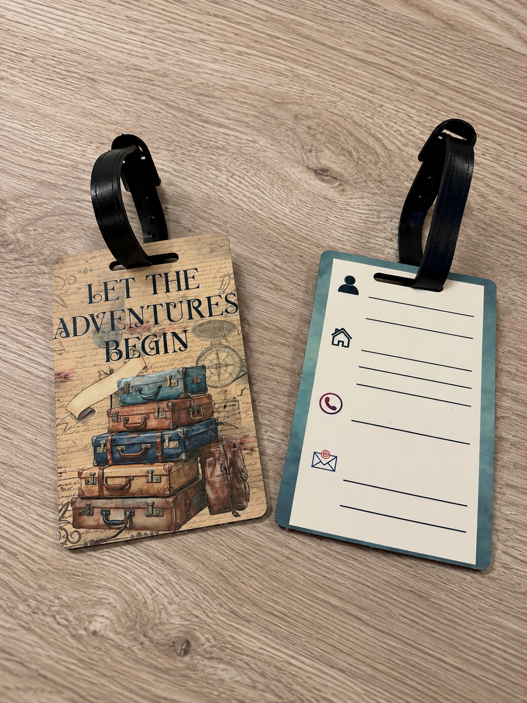 Let The Adventures Begin Luggage Tag