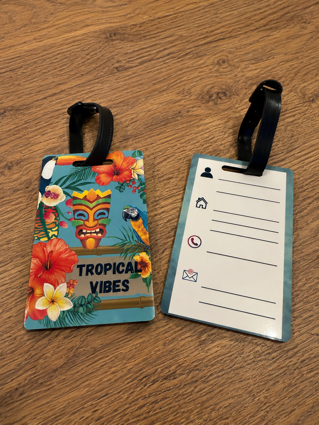 Tropical Vibes Luggage Tag